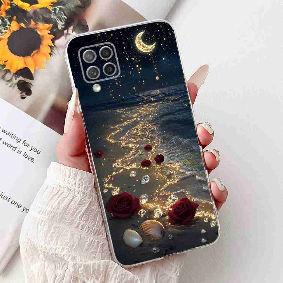 Чехол для Samsung Galaxy A42 5G Популярный узор Цветы Мягкий силикон ТПУ Чехол-бампер для Samsung a42 A42 6.6" SM-A426B Модный корпус