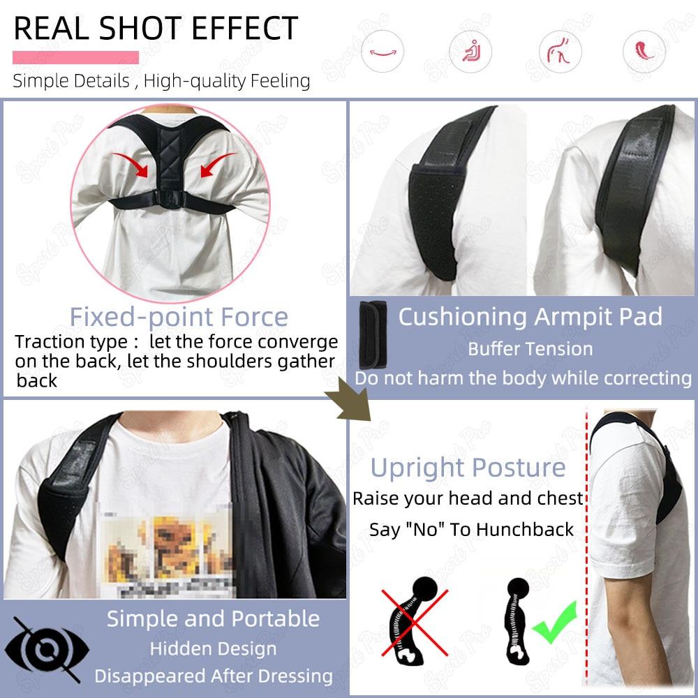Регулируемый корректор осанки, простая поддержка спины, бандаж для спины, коррекция осанки позвоночника, коррекция осанки, здоровье