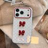 Креативный 3D чехол для телефона с бантом для iPhone 15, iPhone 16, iPhone 17 Pro Max