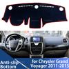 Накладка на приборную панель Защита от света Противоскользящий Грязезащитный Коврик Накладка Солнцезащитный коврик Защита для Chrysler Grand Voyager 2011-2015 LHD RHD