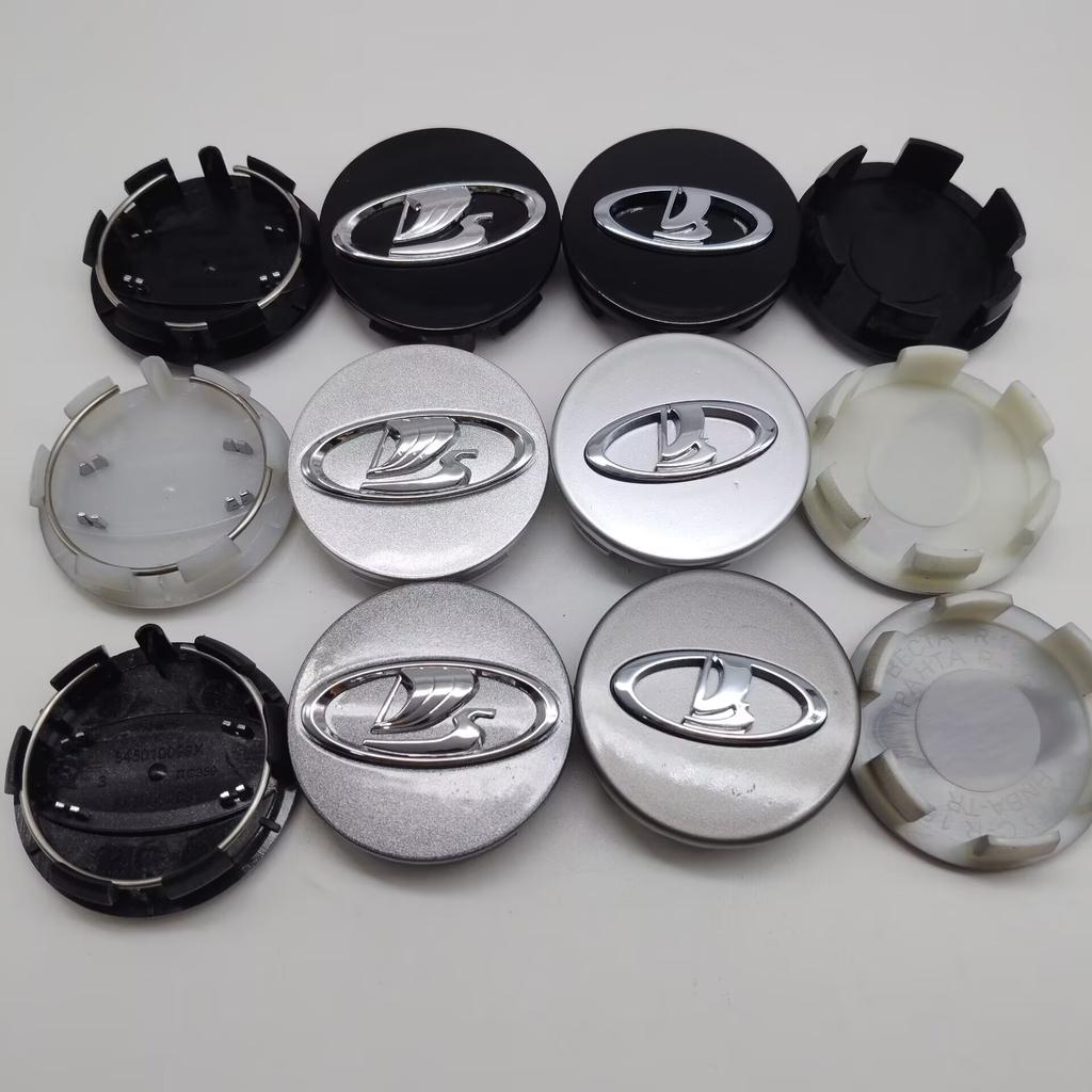 4Pcs 57mm Car Wheel Center Hub Cap Wheel Rim Cover Fit for Lada 2107 Samara Largus Vesta Priora Niva Granta Kalina 2106