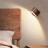 Portable Bedside Lamp Wall Lights 360° Rotatable LED Sconces USB Rechargeable Dimmable Touch Control No Punching Reading Lamp