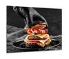 GLASS PROTECTIVE PLATE FOR STOVE 60x52 HAMBURGER
