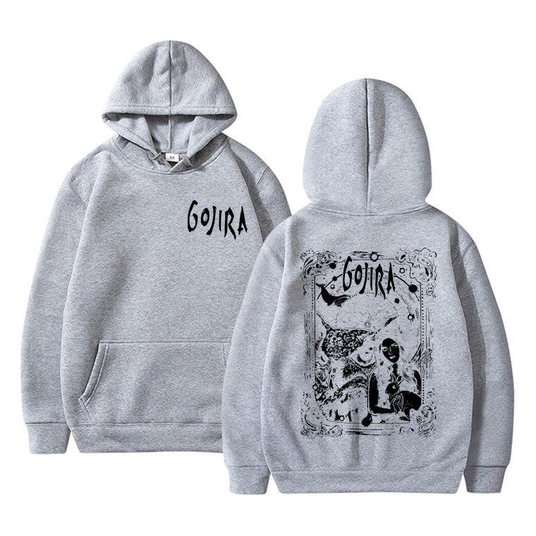 Французская метал-группа Gojira Графическая толстовка Мужская Магма Свитшот