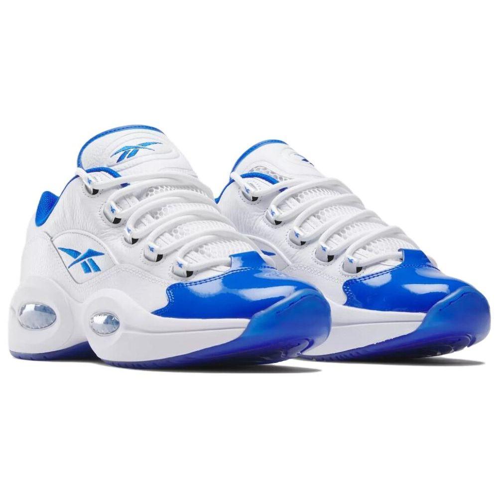 Reebok Вопрос Low White Electric Cobalt Мужские кроссовки Core-Black 100033891