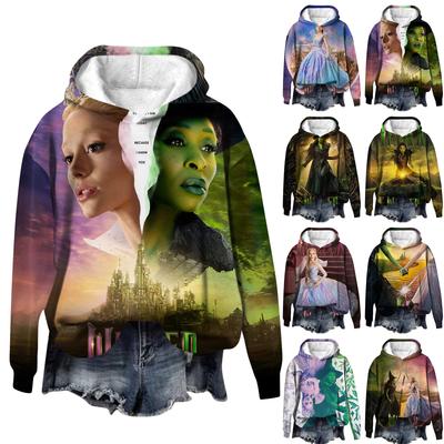 Женская повседневная мода винная индейка семейный принт на День благодарения длинный рукав O-образный вырез пуловер толстовки