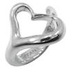 TIFFANY&Co. Open Heart Ring Elsa Peretti Silver925 #4.9(US Size) Heart 4.7g Women Used