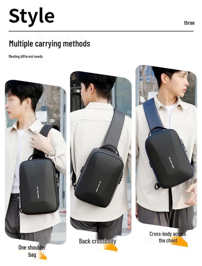 Мужская высококачественная водонепроницаемая дорожная нагрудная сумка и женский модный рюкзак-мессенджер