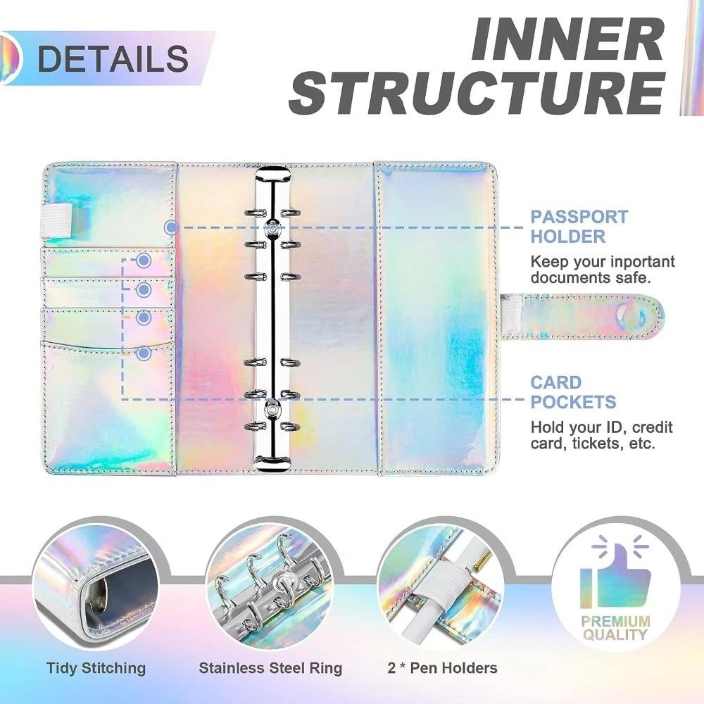 Cash Budget Envelope Challenge Notebook Loose-leaf Money Saving Binder Savings Notebook