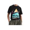 Comfortable Soft Fashionable Versatile Gradient T-Shirt Men Tops Black HV9150-010