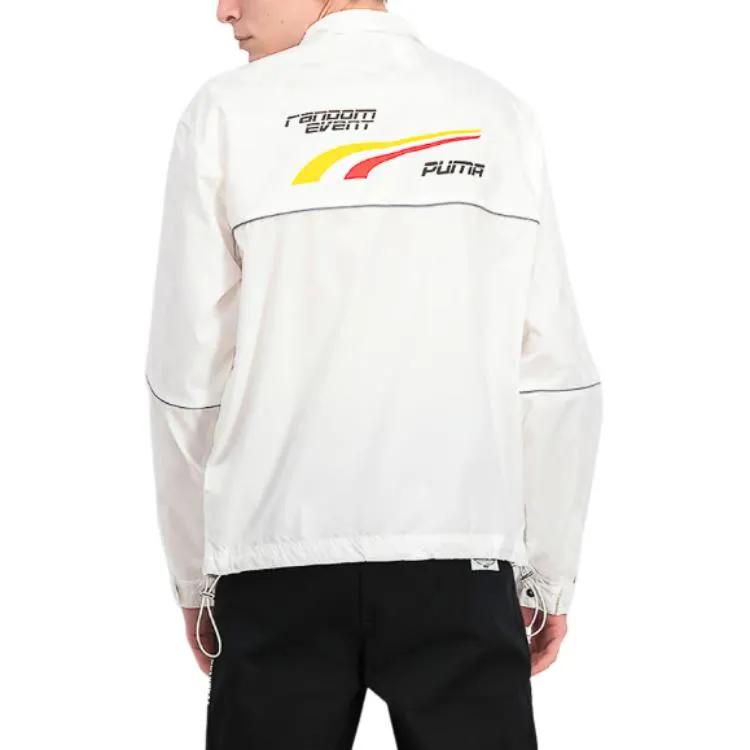 PUMA Jackets Men's White Lapel Moderate Other (Unisex) Jackets 598062 02