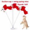Pet Supply Bottom Sucker Elastic Feather False Mouse Cat Teaser Cute Cat Toys