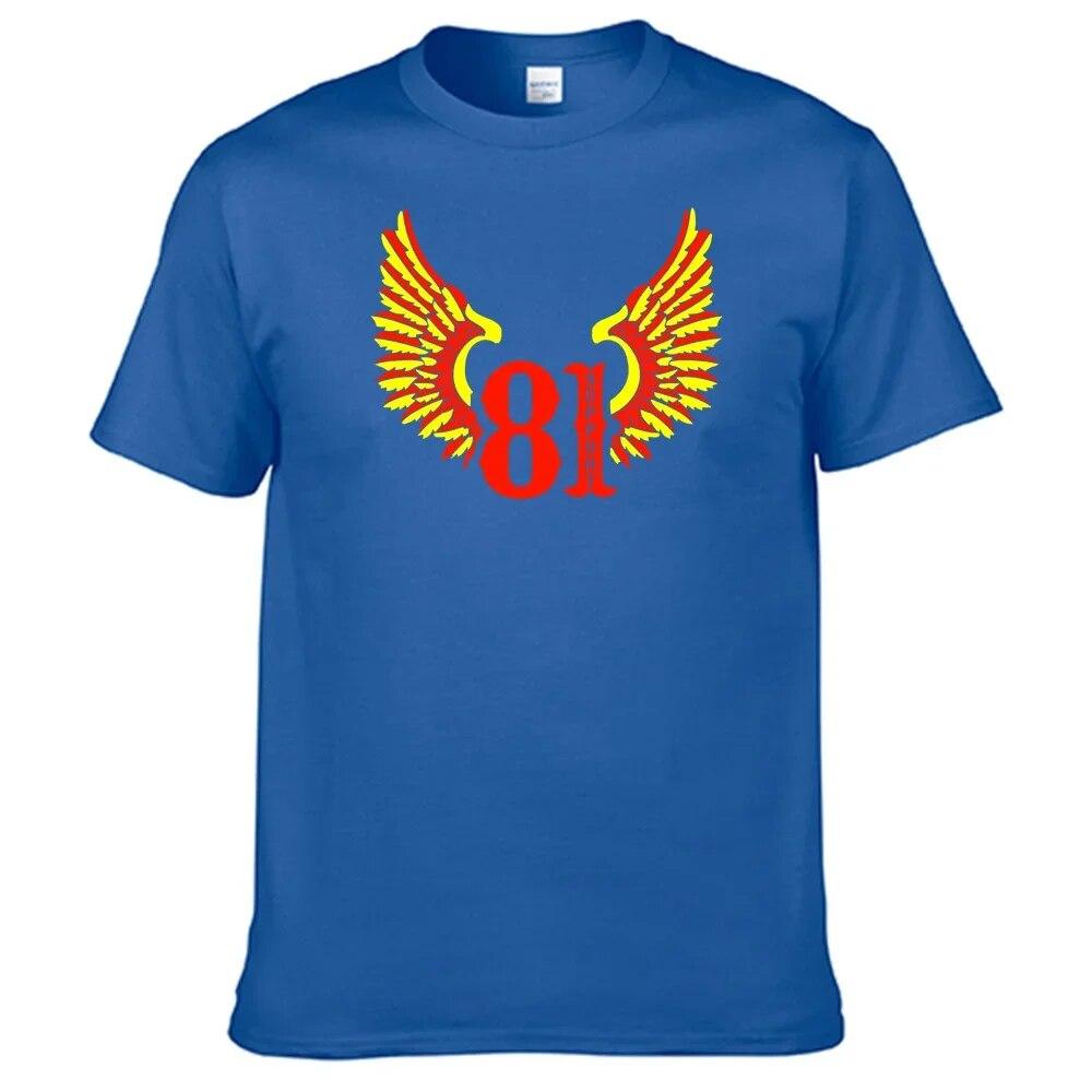Футболка Support 81 Hells Angels, унисекс, 100% хлопок, топ продаж, рубашка N12
