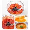 500/900ml Kitchen Garlic Manual Vegetable Cutter Chopper Meat Mincer Grinder
