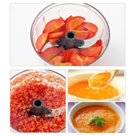 500/900ml Kitchen Garlic Manual Vegetable Cutter Chopper Meat Mincer Grinder