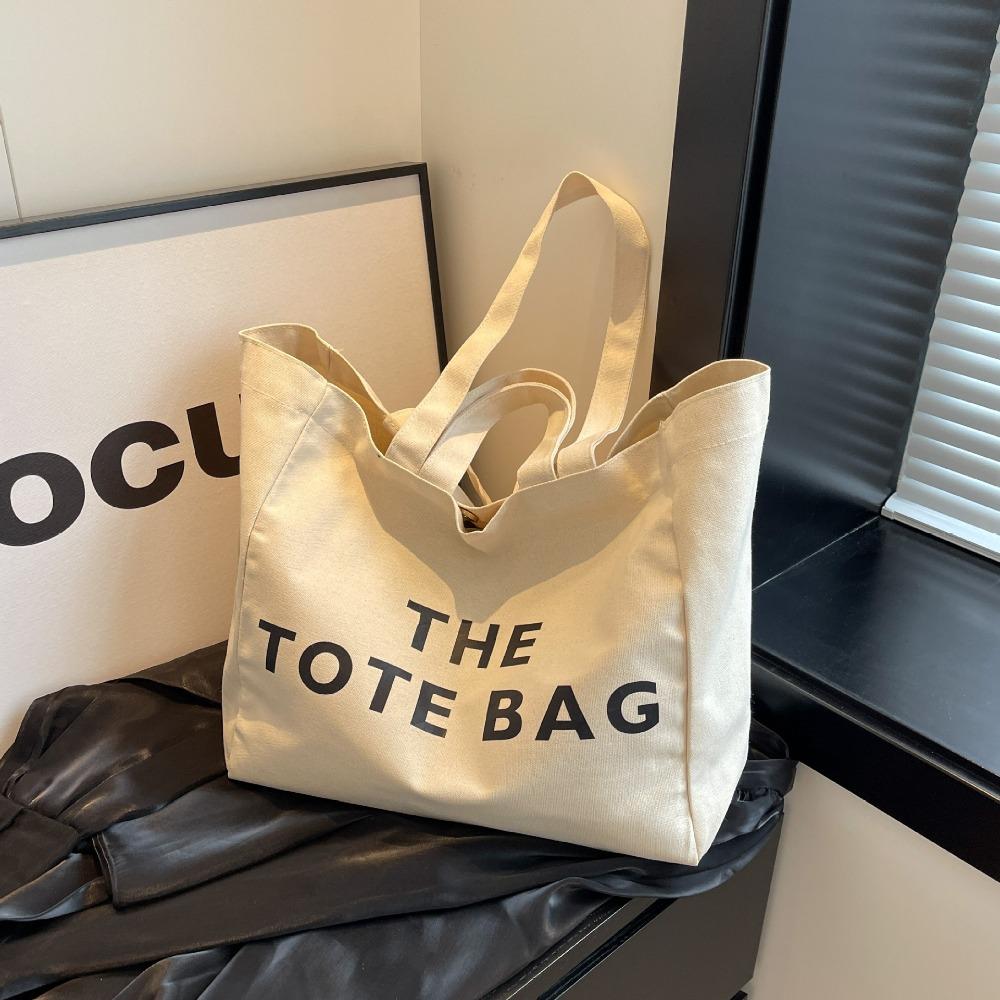 Модная корейская версия холщовая сумка-тоут простая студенческая сумка через плечо женская сумка для покупок