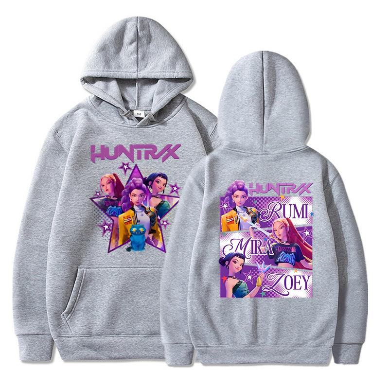 Детская толстовка с капюшоном «Сестры-волшебницы», мультяшный милый принт, зимняя мода, теплые толстовки с капюшоном