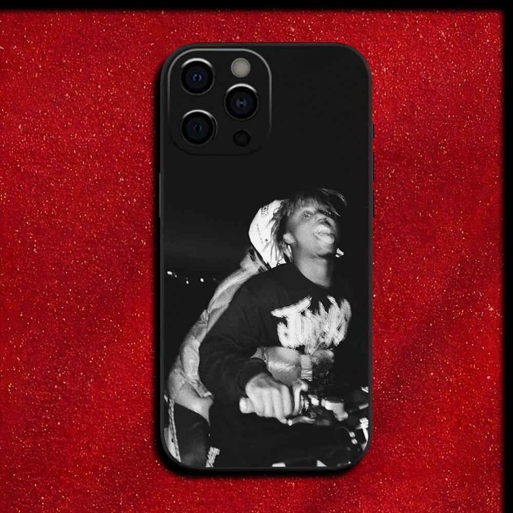 Чехол для телефона Rapper 999 J-Juice W-WRLD для iPhone 16,15,14,13,12,11,Pro,X,XS,Max,XR,Plus,Mini Мягкий черный чехол