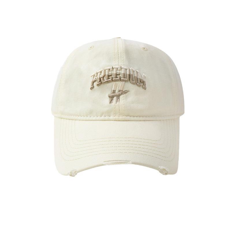 Gradual Change Letter Edging Embroidery Baseball Hat Men And Women Spring And Summer Fashion Versatile Soft Top Cap