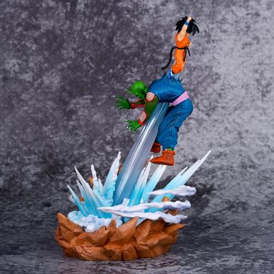Фигурка персонажа из аниме Dragon Ball, 25 см, DBZ Пикколо против Сон Гоку, статуэтка, коллекционная модель, украшение, игрушка, подарок.