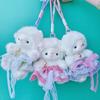 Cute Wear Group Cashmere Toy Pendant Keychain Car Accessories Girls Small Gifts Bag Pendant Doll