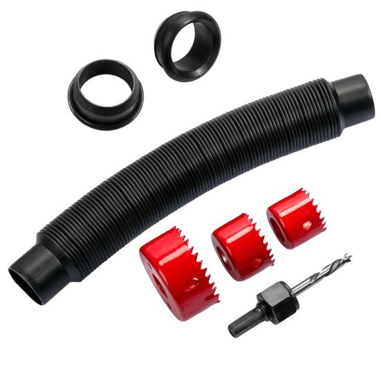 Соединительные шланги для дождевых бочек Соединяют 2 бочки для дождевой воды Герметичный набор для соединения дождевых бочек Шланги Прокладки и Коронки