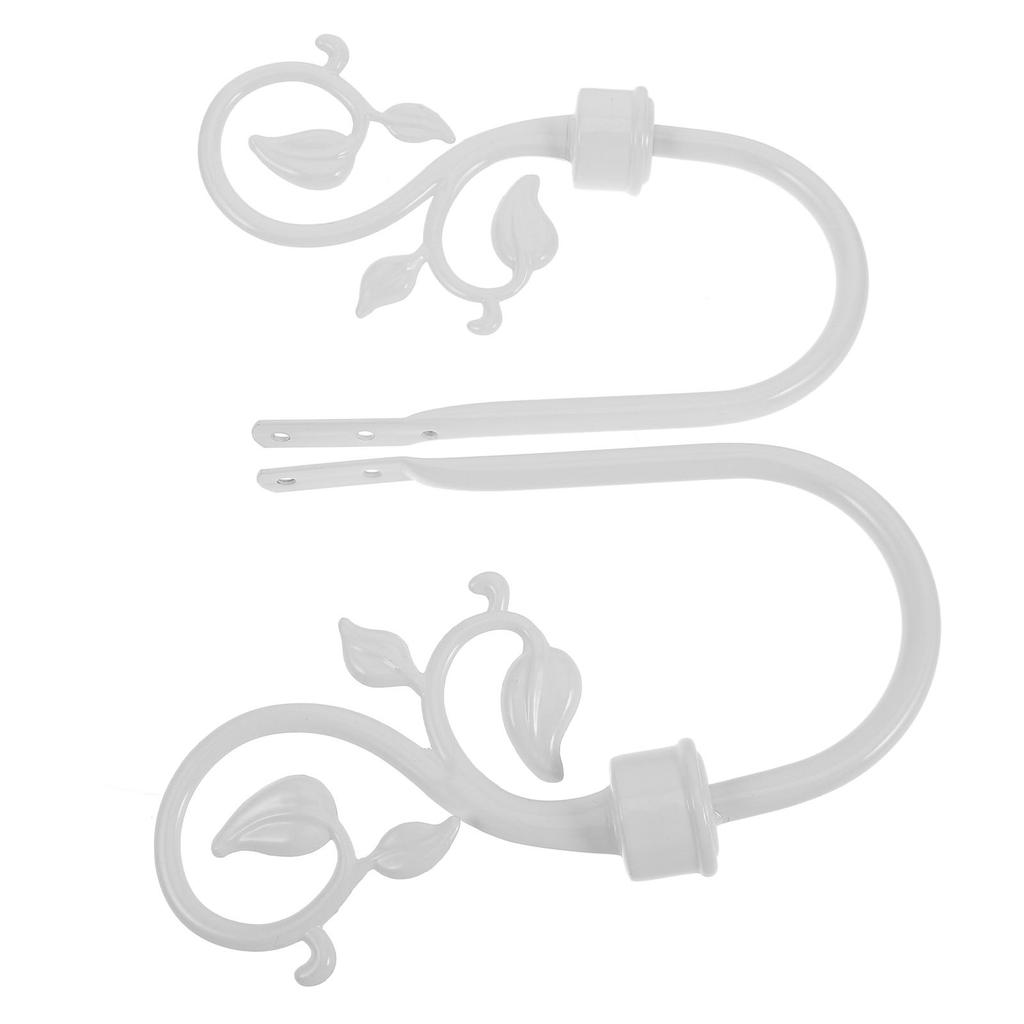 2 шт. Металлические держатели для штор, настенные tiebacks из цинкового сплава, вешалки в форме листа, латунные, бронзовые, для декора окна