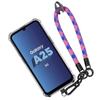 Protective Case - BOOLING - for Samsung Galaxy A25 5G - Shockproof - Transparent Silicone - Removable Wristband