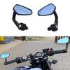 Motorcycle Bike Cruiser Chopper ATV Aluminum 7/8'' 22mm Bar End Side Rear View Mirror