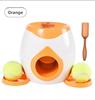 2 in 1 Dog Pet Interactive Toy Tennis Ball Launcher Automatic Throwing Training Reward Machine Fun Feeding Machine Pet Supplies