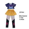 Anime K-Pop Mira Rumi Zoey Cosplay Costumes Girl Halloween Stage 3D Printed Pattern Role Play Clothes