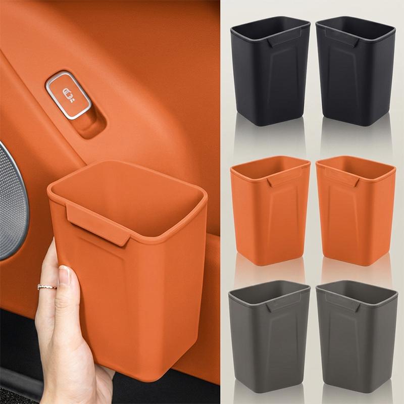 Boîte de rangement pour porte de voiture en silicone BLALION, poubelle multifonctionnelle, seau de rangement pour porte de voiture, organiseur