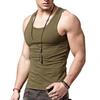 Summer Army Green Men's Vest Cotton Slim Sports Crossover Cotton Vest Men's Tops