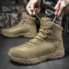 Тактические походные ботинки для улицы Водонепроницаемые Исследовательские Спасательные Ботинки для Песка Мужские Взрослые ПУ Космическая Оксфордская Ткань Zapatos De Montaña