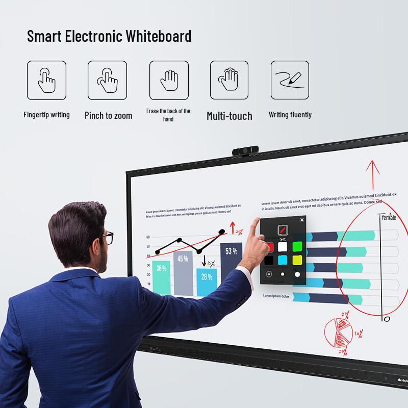 Lenovo 86-inch 4K Smart Interactive Conference Display (CN version)