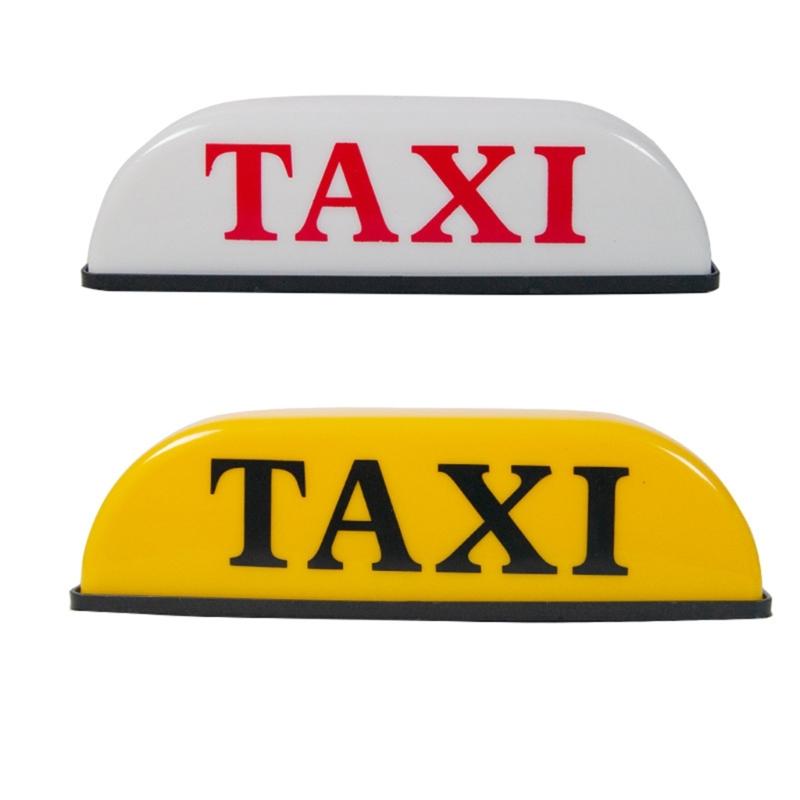 LED Taxi Board Light Taxi Roof Sign Waterproof Taxi Cab Sign Magnetic Taxi Light Lamp Universal Top Roof Taxi Sign Lamp