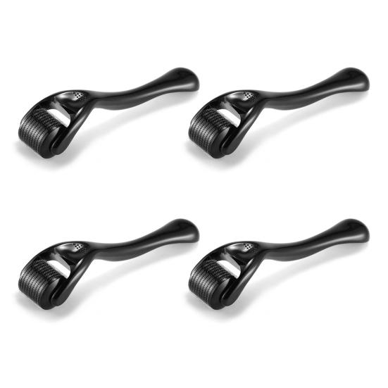 Ролик для бороды Derma с микроиглами улучшает впитывание красоты, восстанавливает сияние кожи, массажный ролик с микроиглами