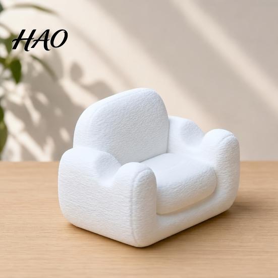 Modern Tabletop Decor Stand Mini Sofa Phone Stand, Cute Couch Shaped Holder, Handy Hands Free Video Viewer Decorative Desktop Smartphone for