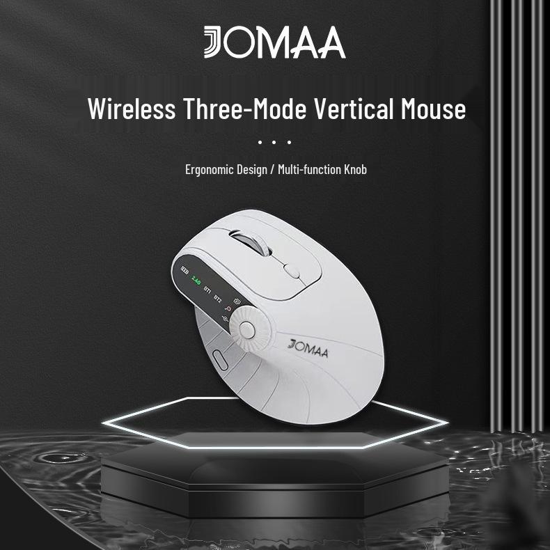 JOMAA Эргономичная Беспроводная Bluetooth Перезаряжаемая Вертикальная Бесшумная Мышь