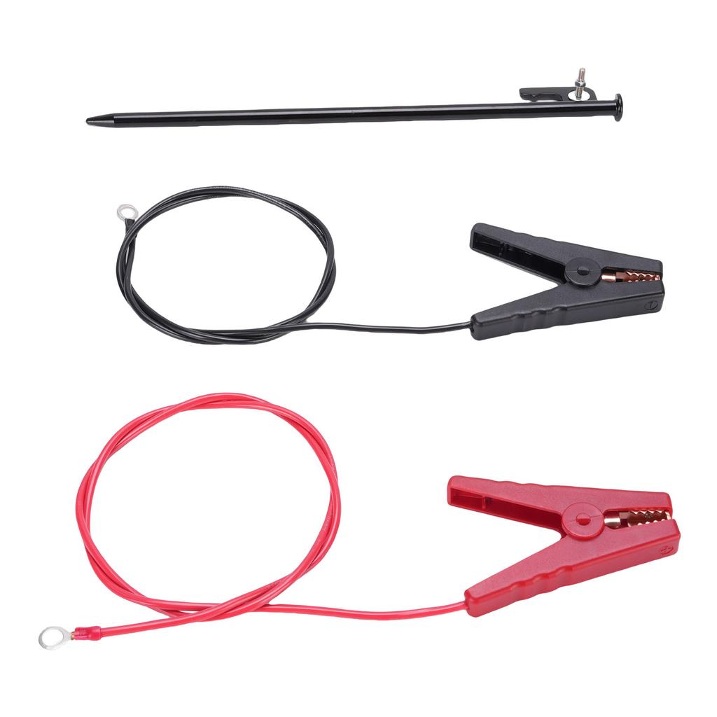 Electric Fence Wire Grounding Rod Electric Fence Connector with Clamp for Generator Electric Fence