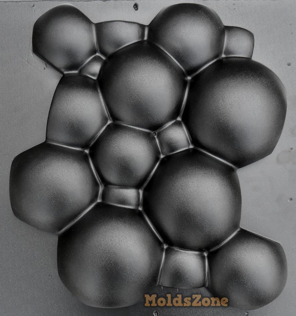 3D панель Форма для гипсовой, гипсовой или бетонной плитки для декоративных стеновых панелей «Шарики»