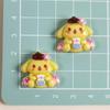 Блестящие пластиковые аксессуары Sanrio с мультяшными персонажами для DIY-украшения волос и чехлов для телефонов