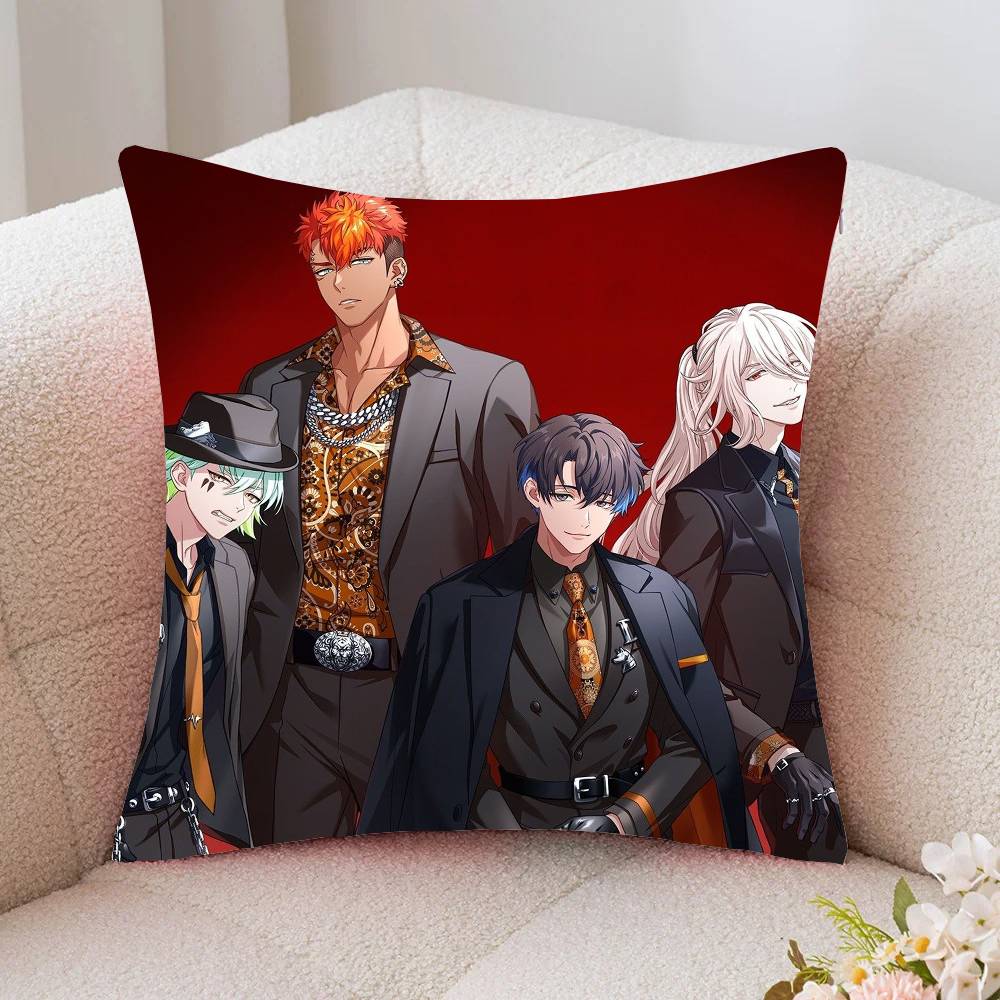 Anime Paradox Live THE ANIMATION Pillow Case Fashion Square Pillowcase Bedroom Sofa Room Ins Decoration Leisure