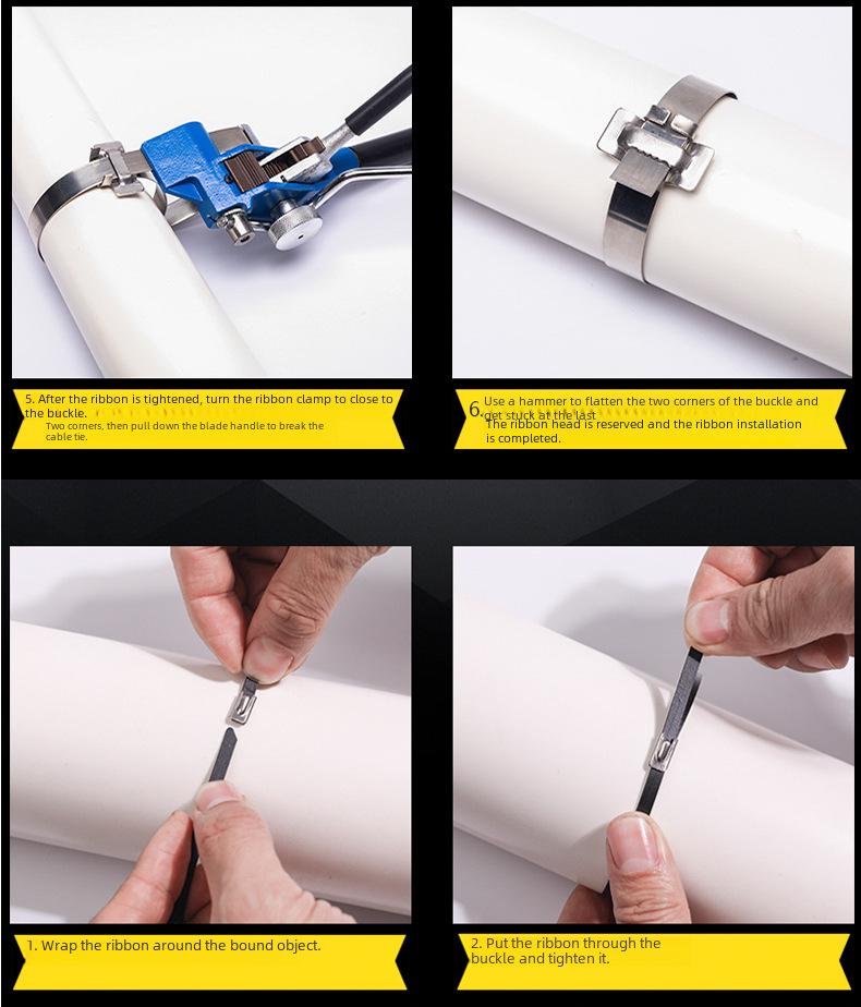 Резак для кабельных стяжек из нержавеющей стали и инструмент для затягивания металлической проволоки