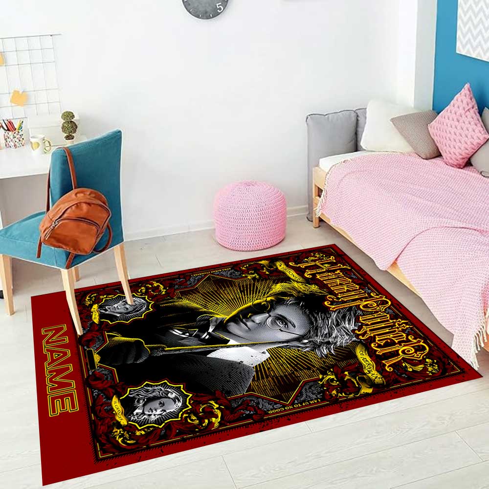 Warner Bros. Films (19) Customize your name rug, office chair cushion, home bedroom living room gift.