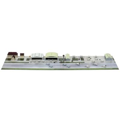 Pit Road 1/700 Серия SPS Современная авиабаза ВМС США 1 (1980-е) Бумажная основа «Сцена в аэропорту» (2pcs) Модель SPS21 Серый