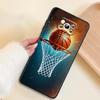 Спортивный баскетбол крутой Для Xiaomi Mi Poco F3 F4 F5 F6 X3 X4 X5 X6 X7 M3 M4 M5 M6 M7 GT Pro 5G Черный чехол для телефона