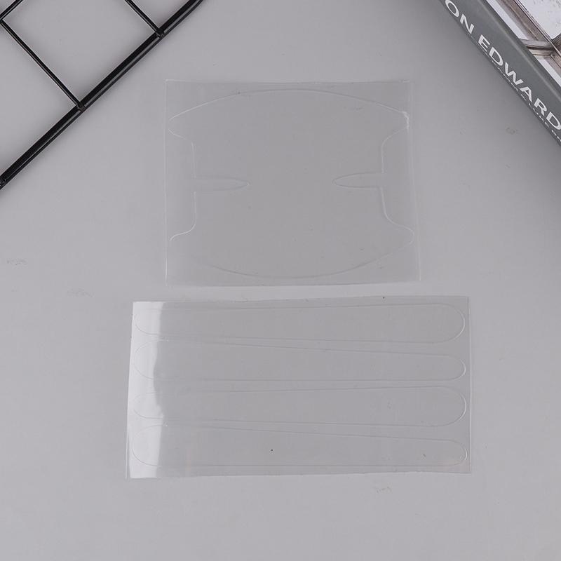 8 шт. Прозрачные защитные наклейки на дверную ручку автомобиля, невидимые наклейки против царапин