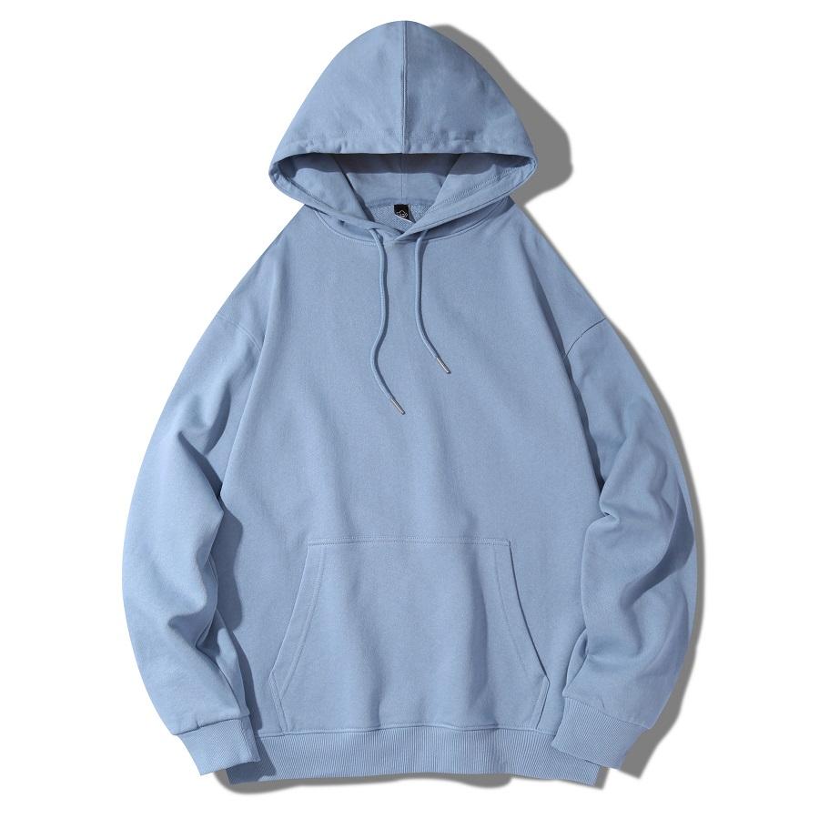 Zirunking 2023 весна-зима, новые толстовки унисекс, текстура, 97% хлопок, трикотаж, базовая толстовка для бега с круглым вырезом, большие размеры, толстовка DQM