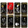 Черный чехол из ТПУ для iPhone 5 5S se 6 6s 7 8 plus x 10, силиконовый чехол XR XS 11 12 pro MINI MAX se 2020, чехол «Смертельные карты Таро» ЧЕРЕП